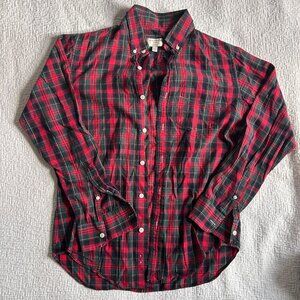 Club Monaco plaid shirt (men's, small)